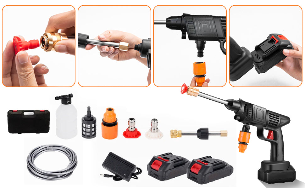 AKU pištolj sa dvije baterije 24V