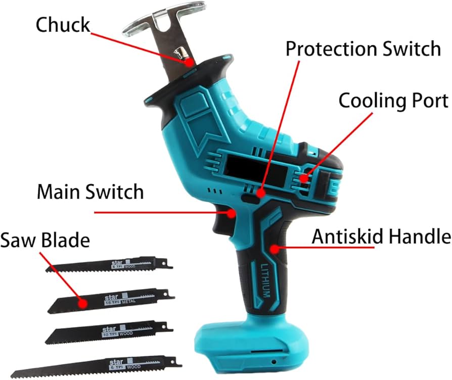 Aku sabljasta pila 24V – Mobilna snaga za sve vrste rezanja