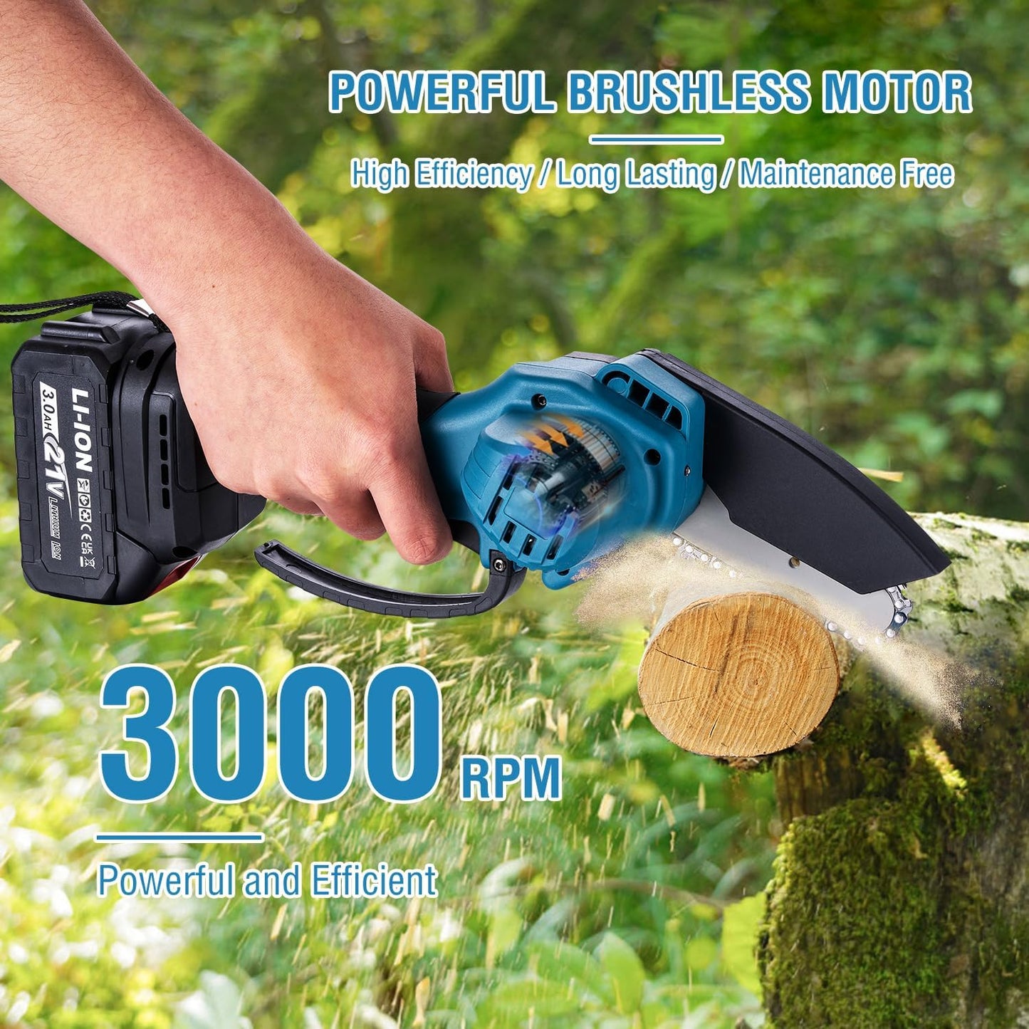 AKU set – ručna motorna pila 48V