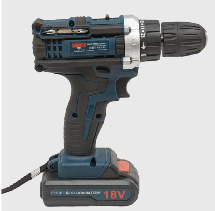 Aku bušilica 18 V – komplet 23 dijela