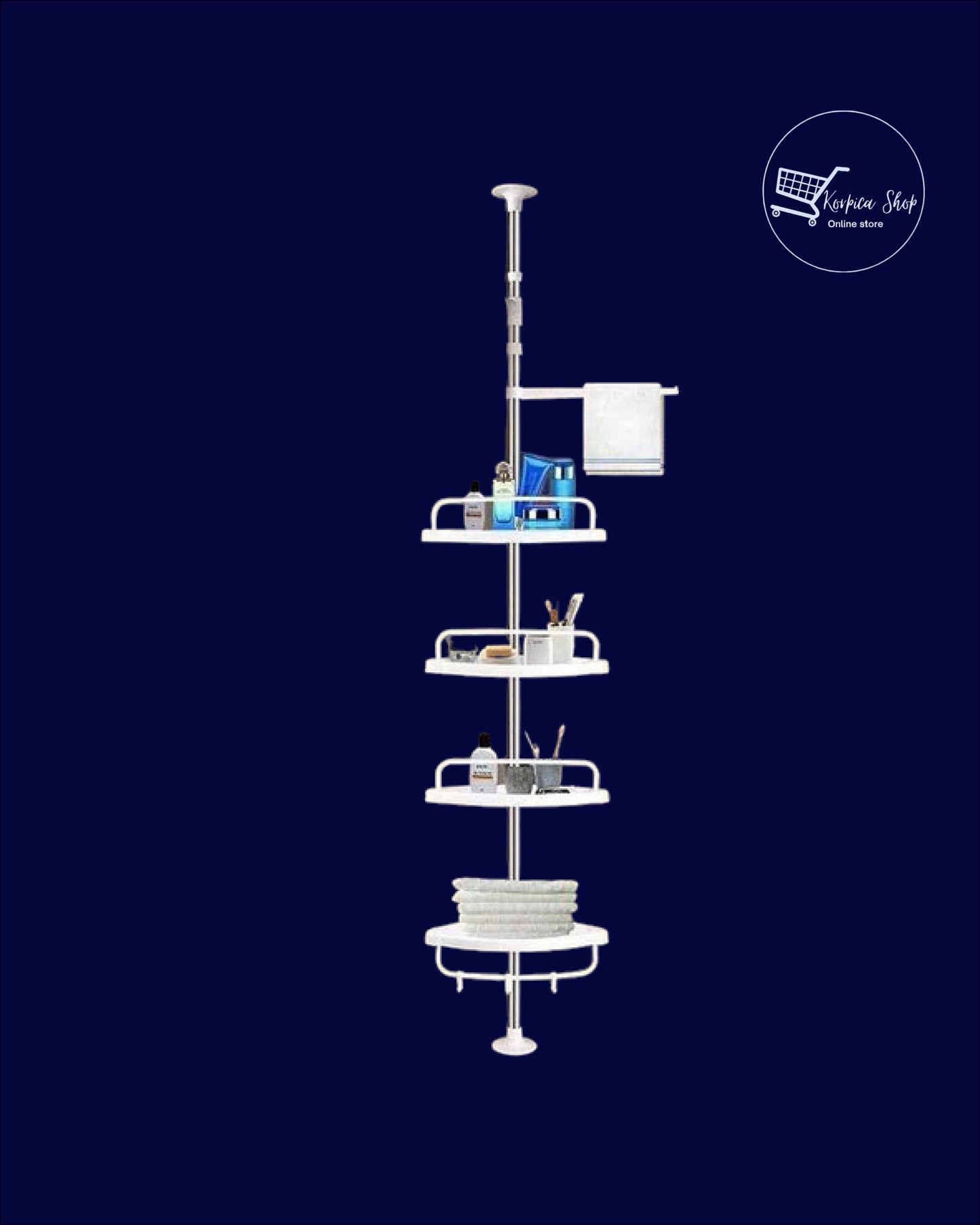 Ugaona polica za kupatilo