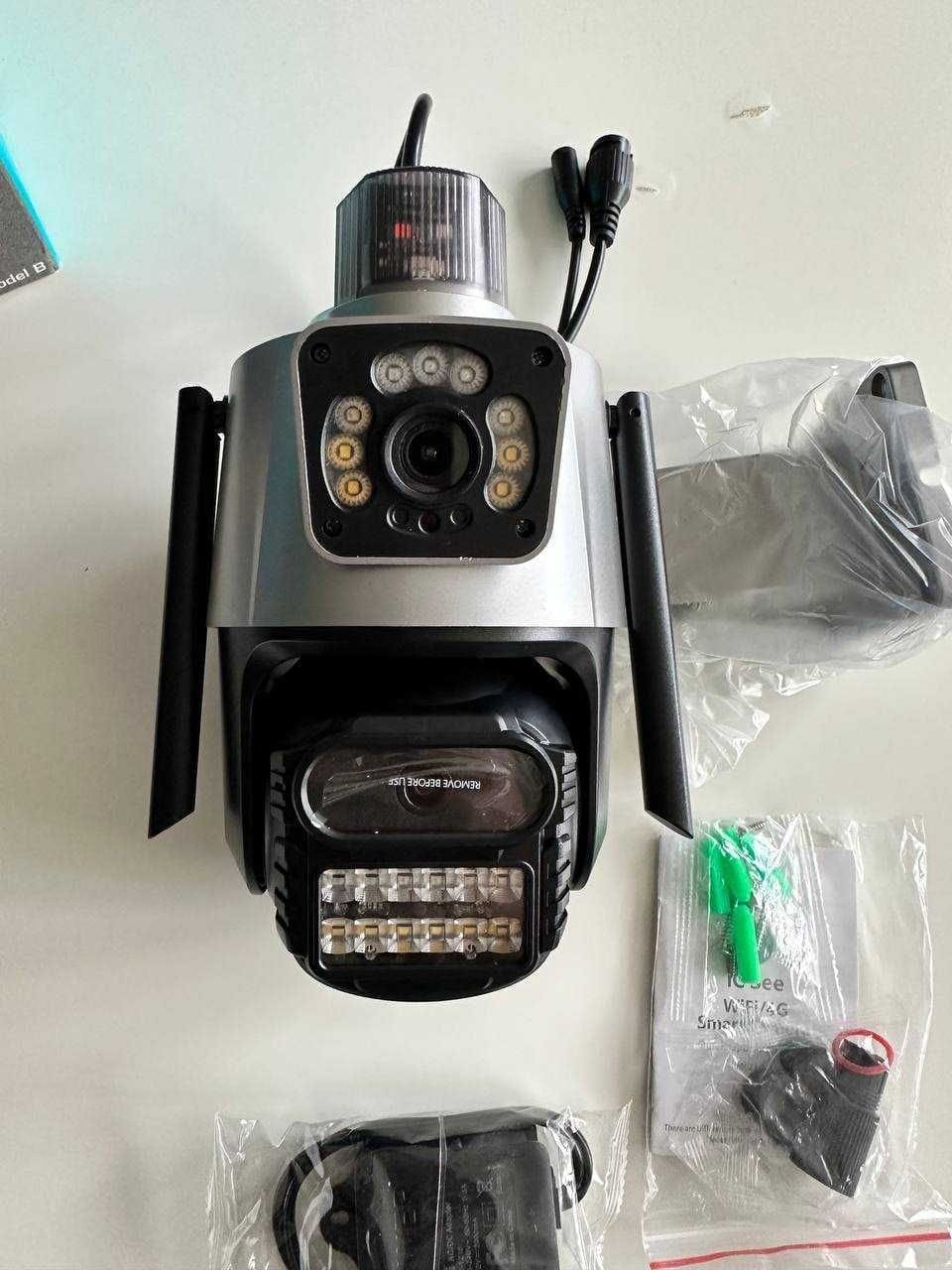 Rotirajuća vanjska PTZ ICSEE kamera sa dvije glave