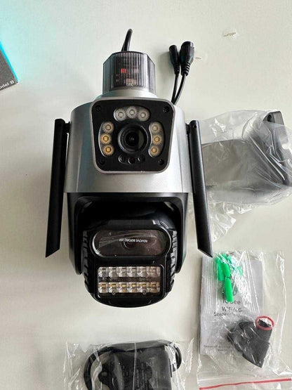 Rotirajuća vanjska PTZ ICSEE kamera sa dvije glave