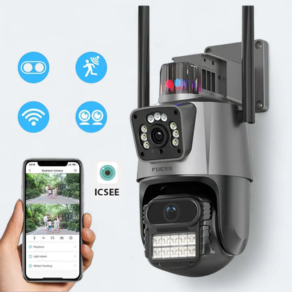 4K 8 MP dvostruka 4G kamera radi n asim karticu