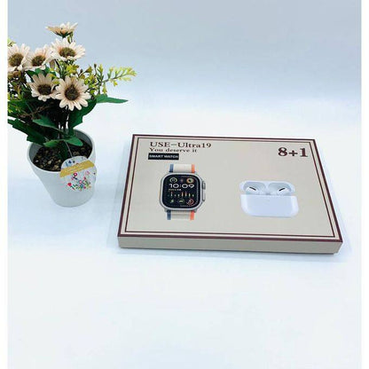 Pametni sat USE-Ultra19 + Bežične slušalice + 8 Narukvica