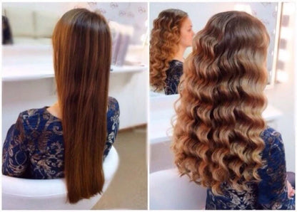 Trostruki keramički uvijač za kosu