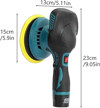 Rotaciona aku polirka 12V sa 2 baterije – Potenciometar 8 brzina – Auto detailing