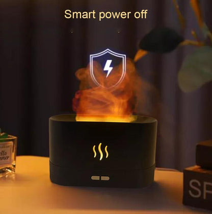 Difuzer sa simulacijom vatre + 12 eteričnih ulja gratis