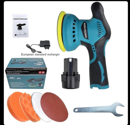 Rotaciona aku polirka 12V sa 2 baterije – Potenciometar 8 brzina – Auto detailing