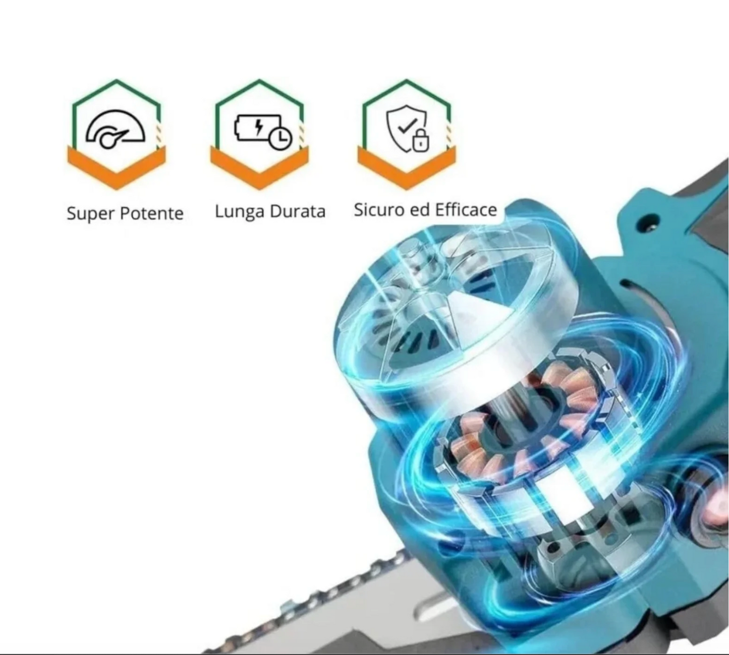 AKU set – motorna pila i makaze 48V Max