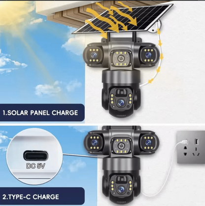 4g pametna solarna kamera V380