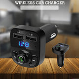 FM Bluetooth transmitter X8 – bežična muzika, pozivi i punjenje u autu