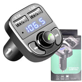 FM Bluetooth transmitter X8 – bežična muzika, pozivi i punjenje u autu