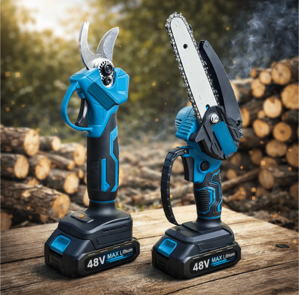 AKU set – motorna pila i makaze 48V Max