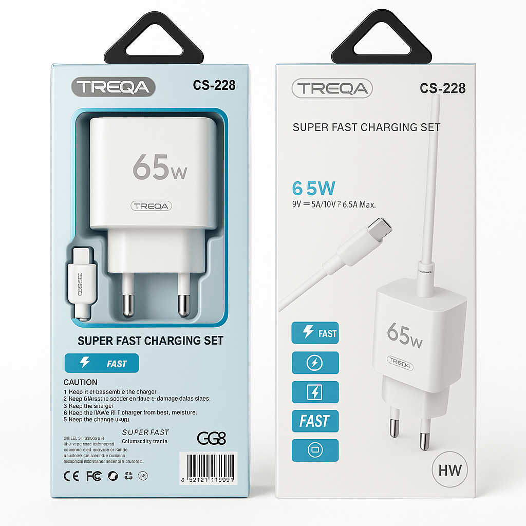 Brzi punjač 65 W sa USB-C kablom