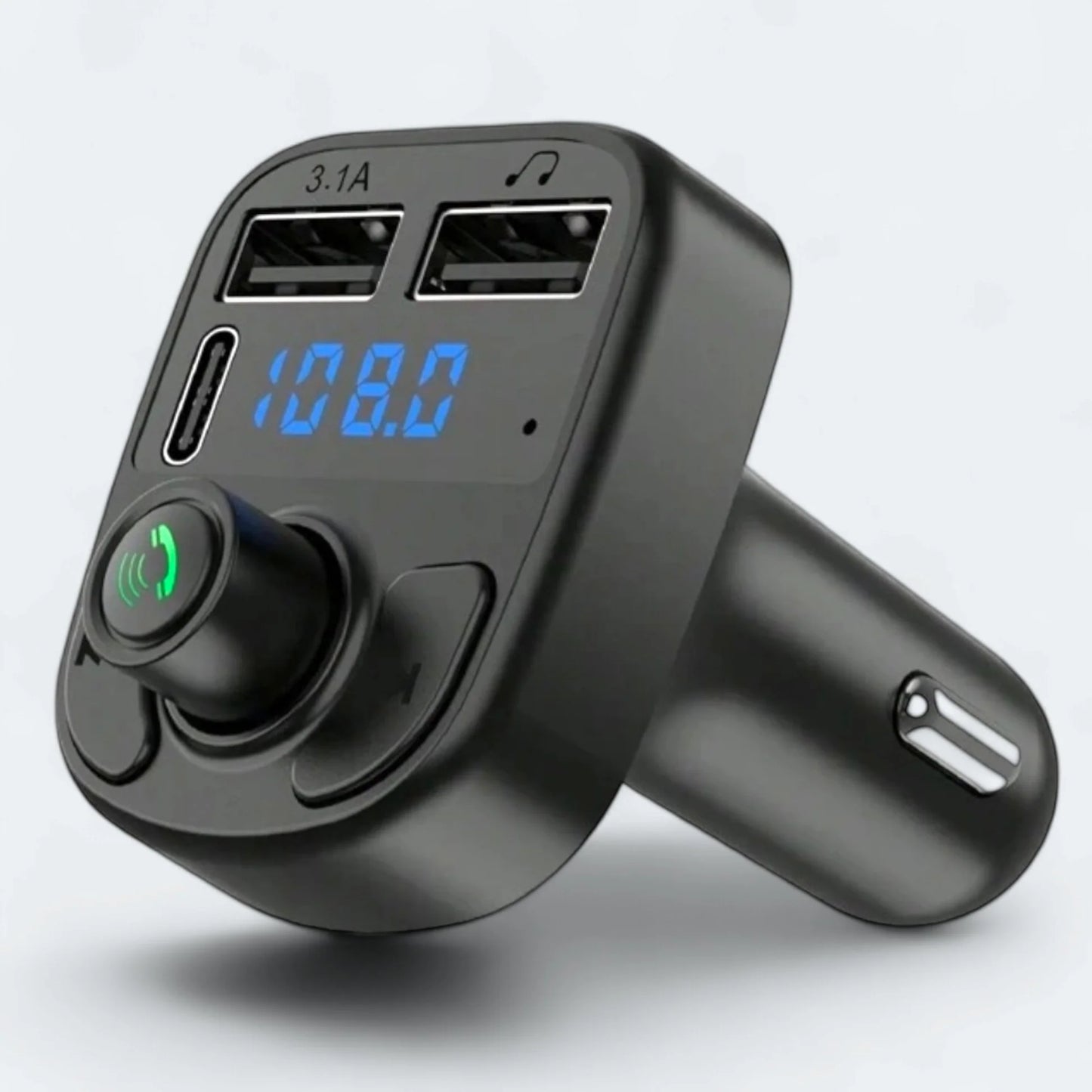 FM Bluetooth transmitter X8 – bežična muzika, pozivi i punjenje u autu