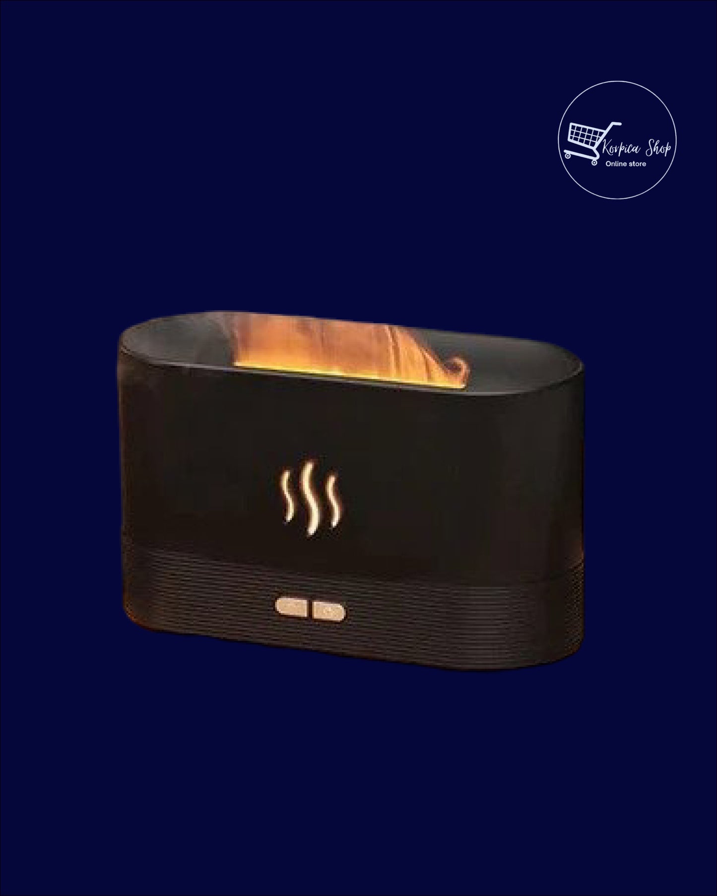 Difuzer sa simulacijom vatre + 12 eteričnih ulja gratis