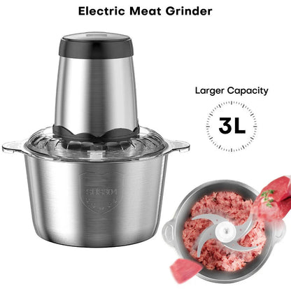 Električni blender za meso od 3 litre i posuda sa sječivom