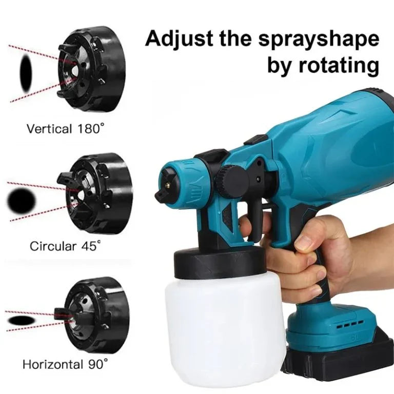 Aku pištolj za farbanje 800w + baterija GRATIS!