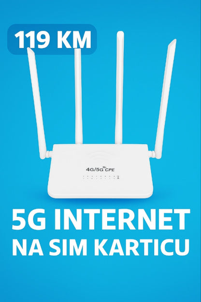4G/5G CPE Bežični Router (SIM kartica)