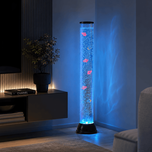 LED podna lampa akvarij sa ribicama 90 cm