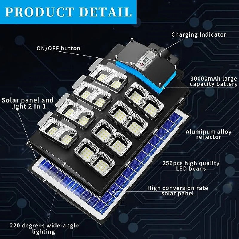 Solarni reflektor 400-3000 W - Metalni nosač gratis