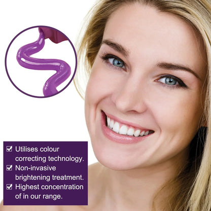 Ljubičasta pasta za izbjeljivanje zuba