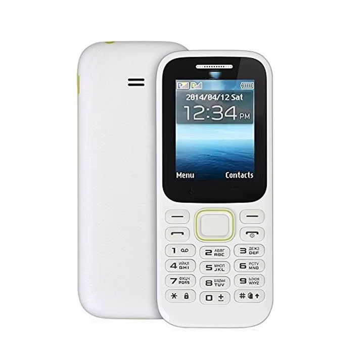 Bijeli telefon SM-B310E sprijeda i straga