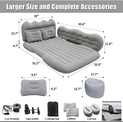 Madrac za auto – krevet na napuhavanje s pumpom