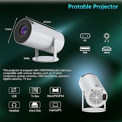 Android smart projektor HY300 LED