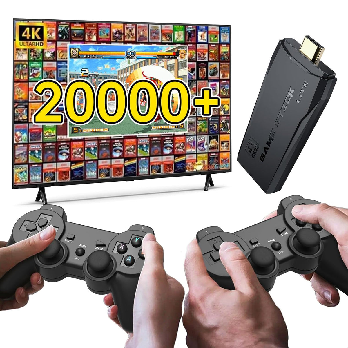 Retro konzola priključena na TV