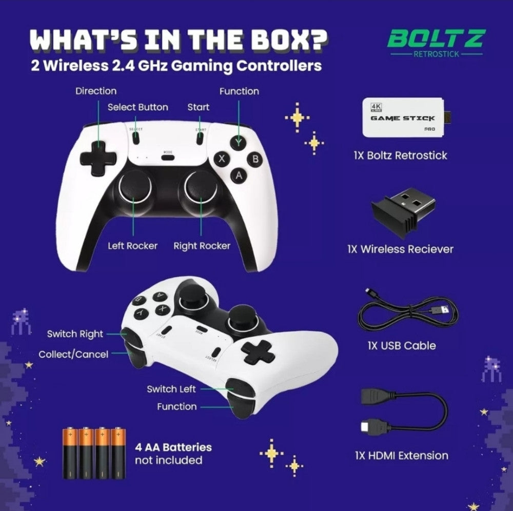 Retro stick konzola priključena na TV preko HDMI