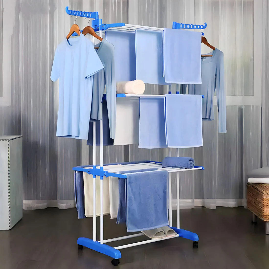 Sušilo za veš na tri etaže