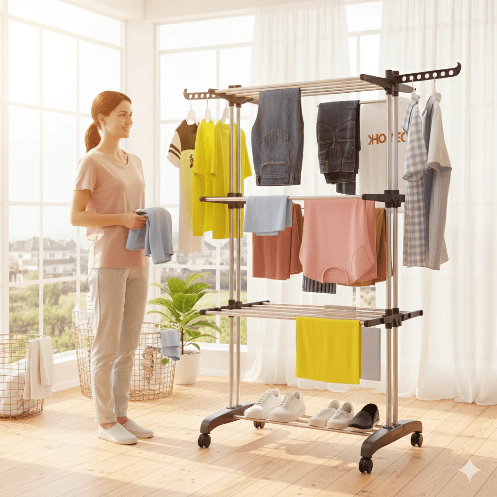 Sušilo za veš na tri etaže