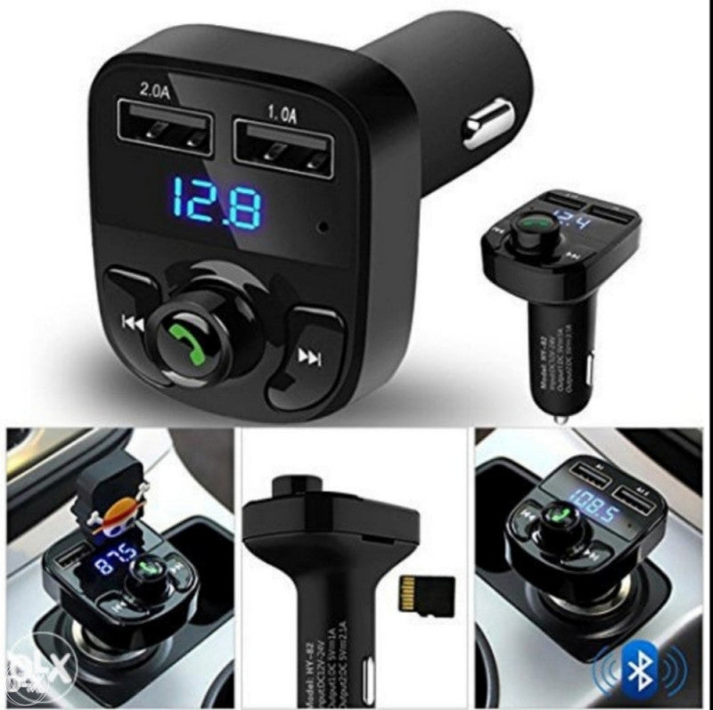 FM Bluetooth transmitter X8 – bežična muzika, pozivi i punjenje u autu