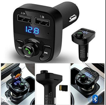 FM Bluetooth transmitter X8 – bežična muzika, pozivi i punjenje u autu